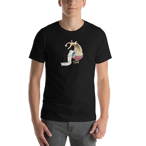 Unieke geïllustreerde kunst van Eido Arts, Unisex t-shirt