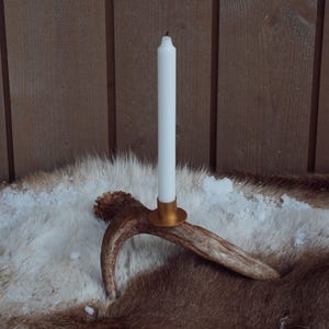 Winter Elg - Antler candle holder