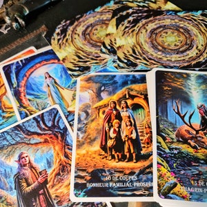 Le tarot de la connexion mystique bordures blanches