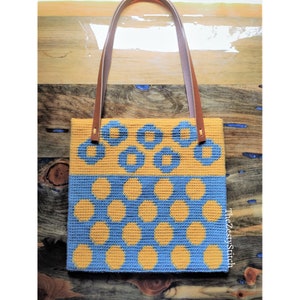 Crochet Pattern Sunny Days Bag Tapestry Crochet PDF Download image 5