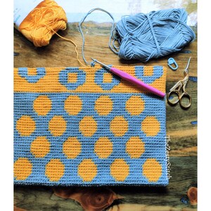 Crochet Pattern Sunny Days Bag Tapestry Crochet PDF Download image 2