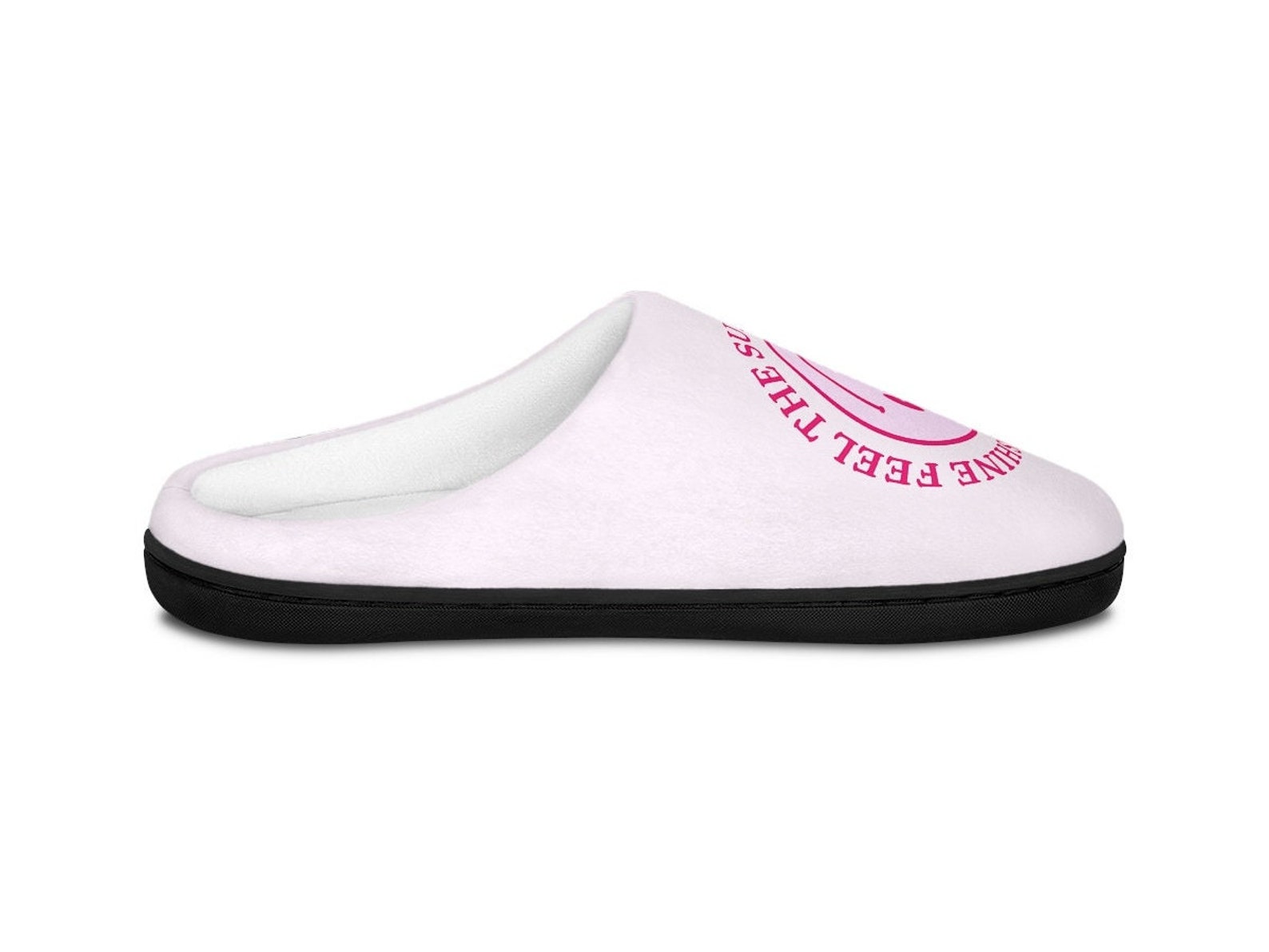 Aesthetic Pink Smiley Face Slippers Preppy Cute Positive | Etsy