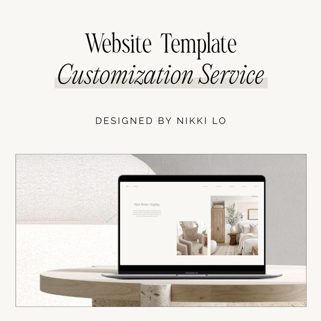 Website Template Customization Service | Website in A Week - Etsy