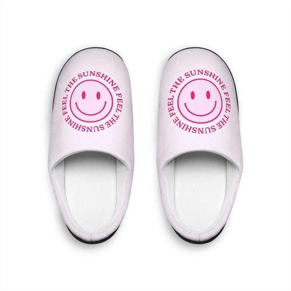 Smiley Face Slippers | Slippers, Cute smiley face, Preppy shoes