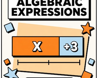Interactive Introduction to Writing Algebraic Expressions Maths Mastery Lesson | KS2, GCSE, 11+ (Digital Download) | 7 Units | 100 Questions