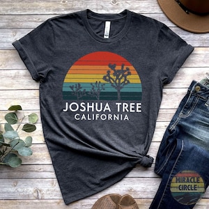 Joshua Tree Shirt, Joshua Tree California Vintage Retro Camping Nationalpark Shirt