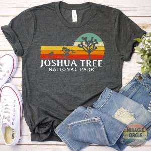 Joshua Tree Shirt, Joshua Tree California Vintage Retro Camping Nationalpark Shirt