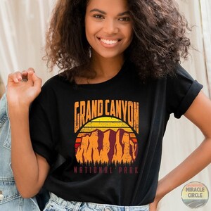 Grand Canyon Shirt, Vintage Travel Grand Canyon National Park Mountain Camping Hiking Mountain Shirt