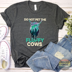 Don&#39;t Pet The Fluffy Cows Shirt, US National Park NPS Camping Bison Shirt