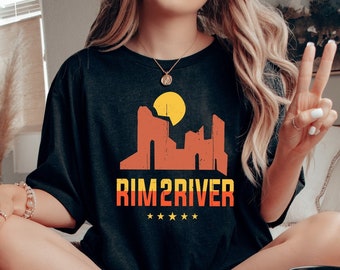 Rim To River Shirt, Grand Canyon National Park Rim To River Arizona Camping Hiking Travel shirt