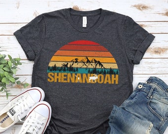 Shenandoah Crewneck Shirt, Shenandoah National Park Wilderess Camping WIld Mountain Shirt