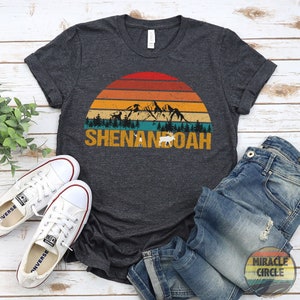 Shenandoah Crewneck Shirt, Shenandoah National Park Wilderess Camping WIld Mountain Shirt