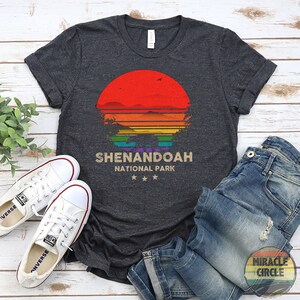 Shenandoah Crewneck Shirt, Shenandoah National Park  Souvenir Shirt, Camping Gift, Camper Gift, Blue Ridge Mountains, Shenandoah Virginia