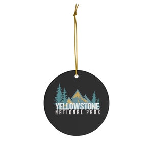 Yellowstone Ornament, Yellowstone Nationalpark Wandern Keramik Ornament