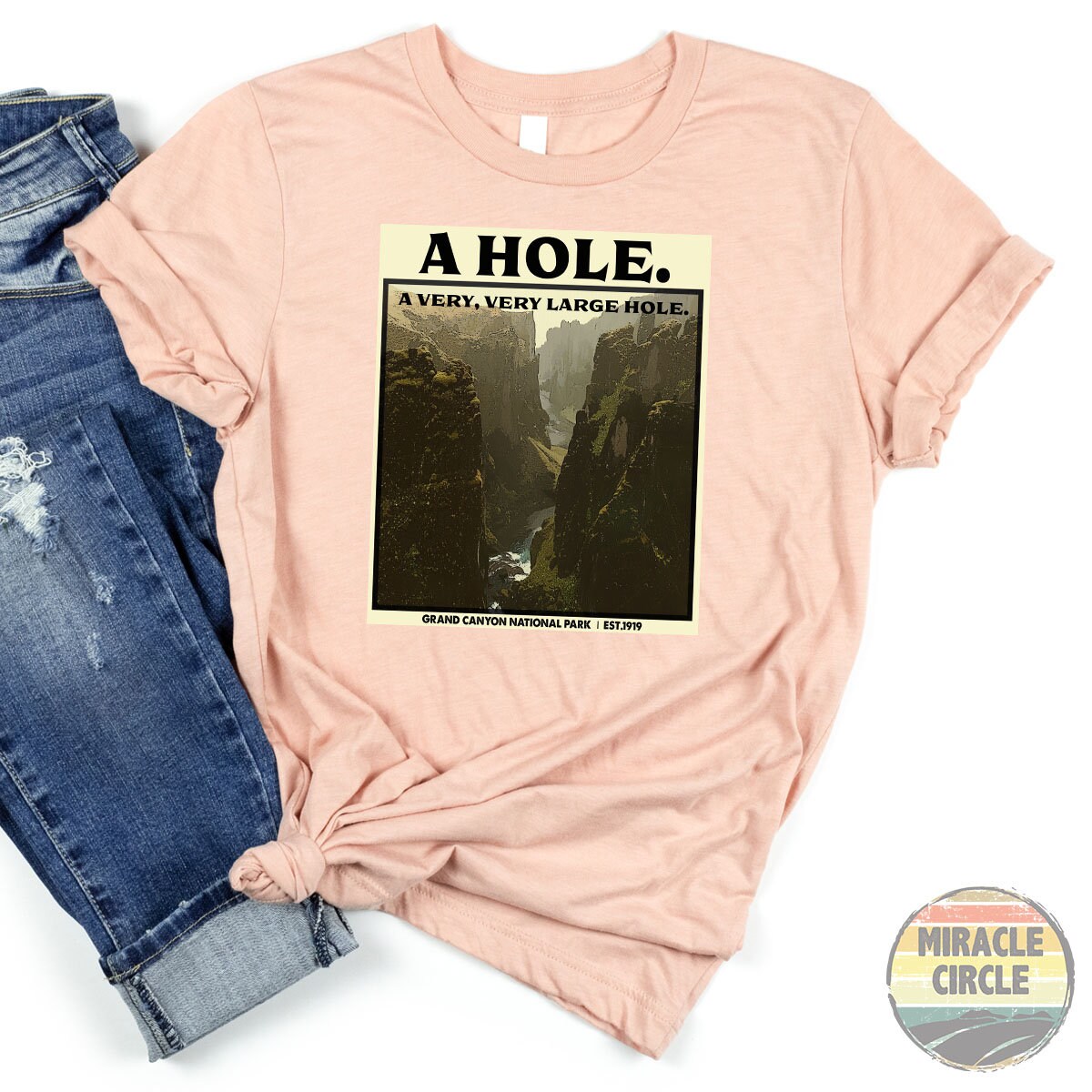 Grand Canyon National Park T-Shirt - Vintage Skeleton Hiking Design For Men & Women