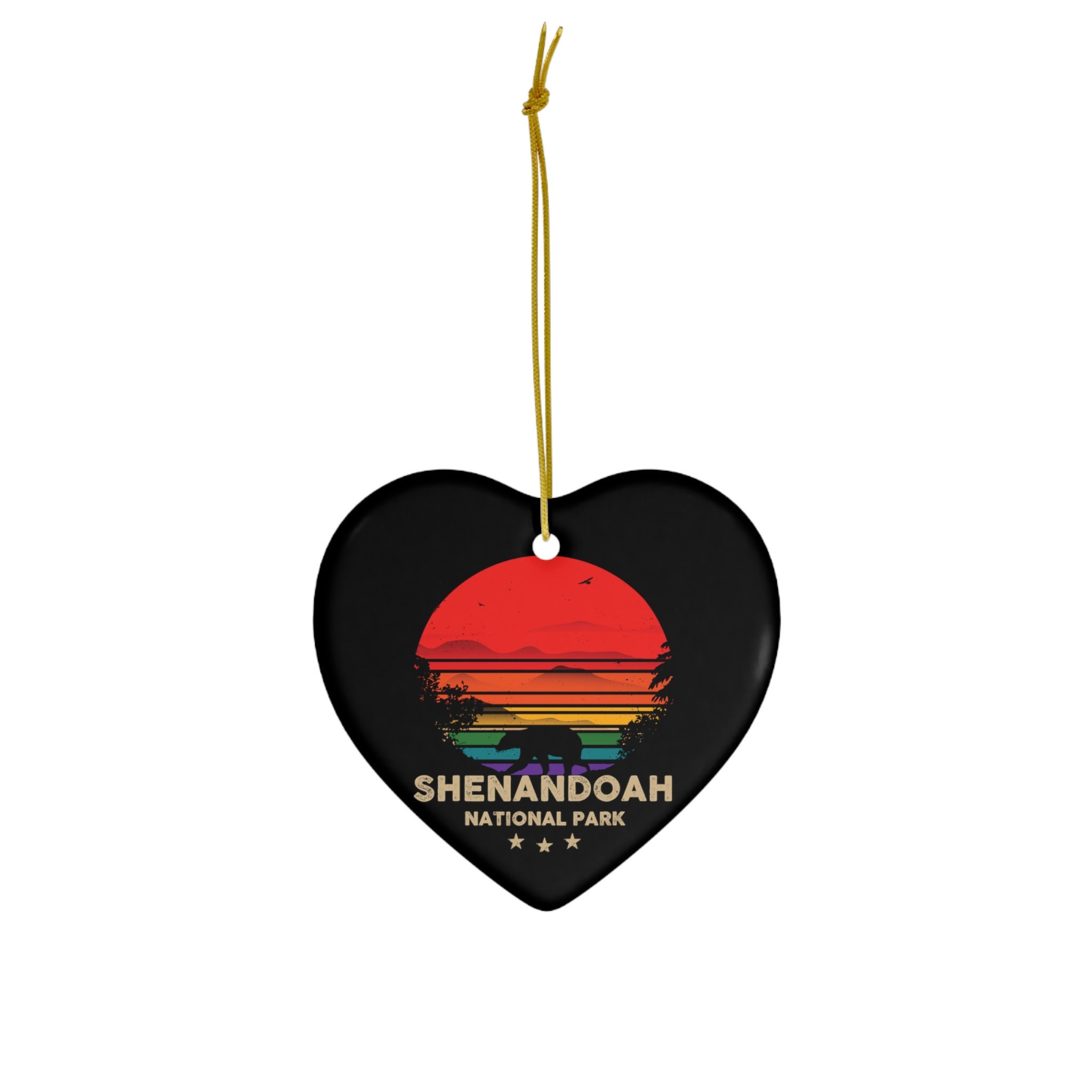 Shenandoah Ornament, Vintage Shenandoah National Park Souvenir