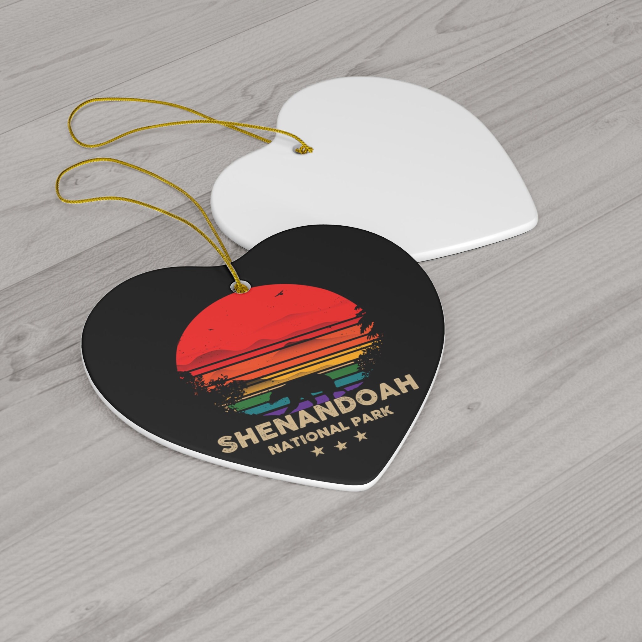 Shenandoah Ornament, Vintage Shenandoah National Park Souvenir