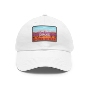 Chapeau avec empiècement en cuir Grand Canyon, chapeau de montagne vintage voyage Parc national du Grand Canyon, camping en montagne, randonnée