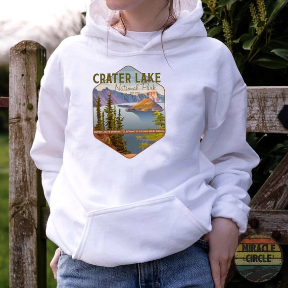Crater Lake Hoodie Crater Lake National Park Hiking NPS Camping Travel Hoodie Etsy Ireland