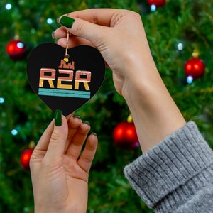 Rim To Rim Ornament, Grand Canyon National Park Hiking R2R Ceramic Ornament - NP048ALL
