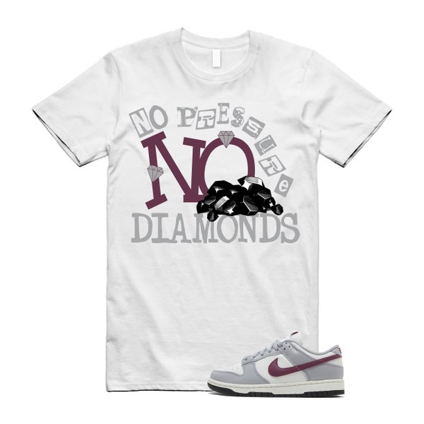 DIAMOND T Shirt to match N Dunk Low Pale Ivory Redwood WMNS Light Silver Sail Black White Grey Team Red Hoodie