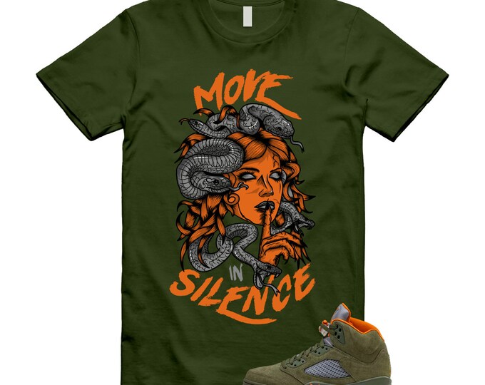 Rap(2) T-Shirt Match Jordan 5 Olive