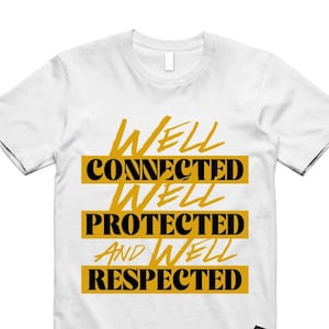 Gelb Ocker 6 Schwarz Weiß T-Shirt Spiel gut