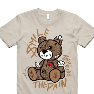 Palomino 3 Light Orewood Brown Metallic Gold British Tan Retro T Shirt Match SM2