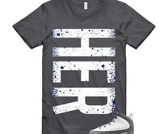 9 French Blue Flint Grey White 2026 T Shirt Match HER VERT