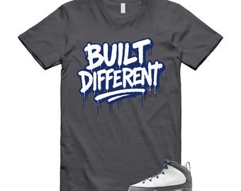 Camiseta azul francés Flint gris blanco 2026 Match BUILT