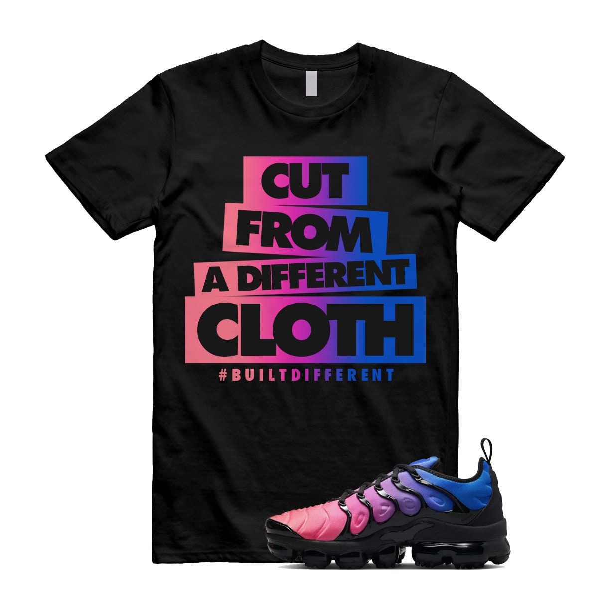 CLOTH T Shirt to Match Air Vapormax Plus Racer Blue Black Hyper Pink Pulse Hoodie Etsy