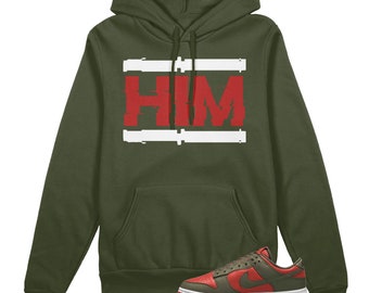 Dunk Mystic Red Cargo Khaki White Low Olive HOODIE Match HIM
