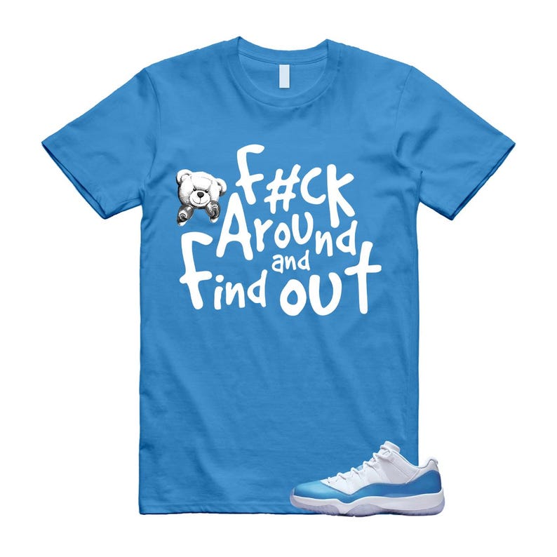 11 UNC University Blue White Low 2026 T Shirt Match FCK image 1