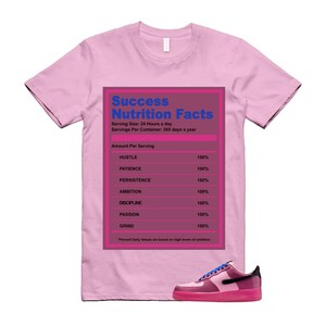 Air Force 1 Pink Cooler Mulberry Rose Hyper Blue Black Low T Shirt Match SUCC
