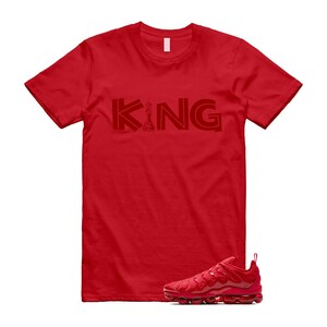 VaporMax Triple Red Air University T Shirt Match KING