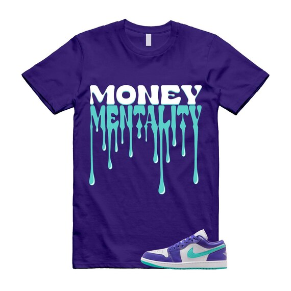 1 Psychic Purple Charlette Hornets Hyper Jade White Cone Low SE T Shirt Match MENTALITY