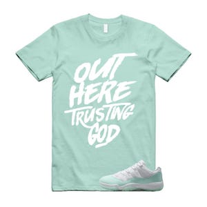11 Igloo T-shirt blanc menthe vert Match TG