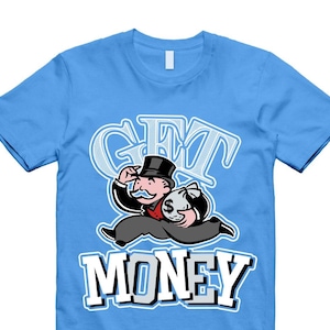 Air Max 1 University Blue White Photon Dust Black T Shirt Match GM