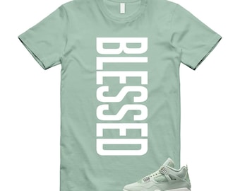 4 Seafoam Green White Sail T Shirt Match VERTBLS