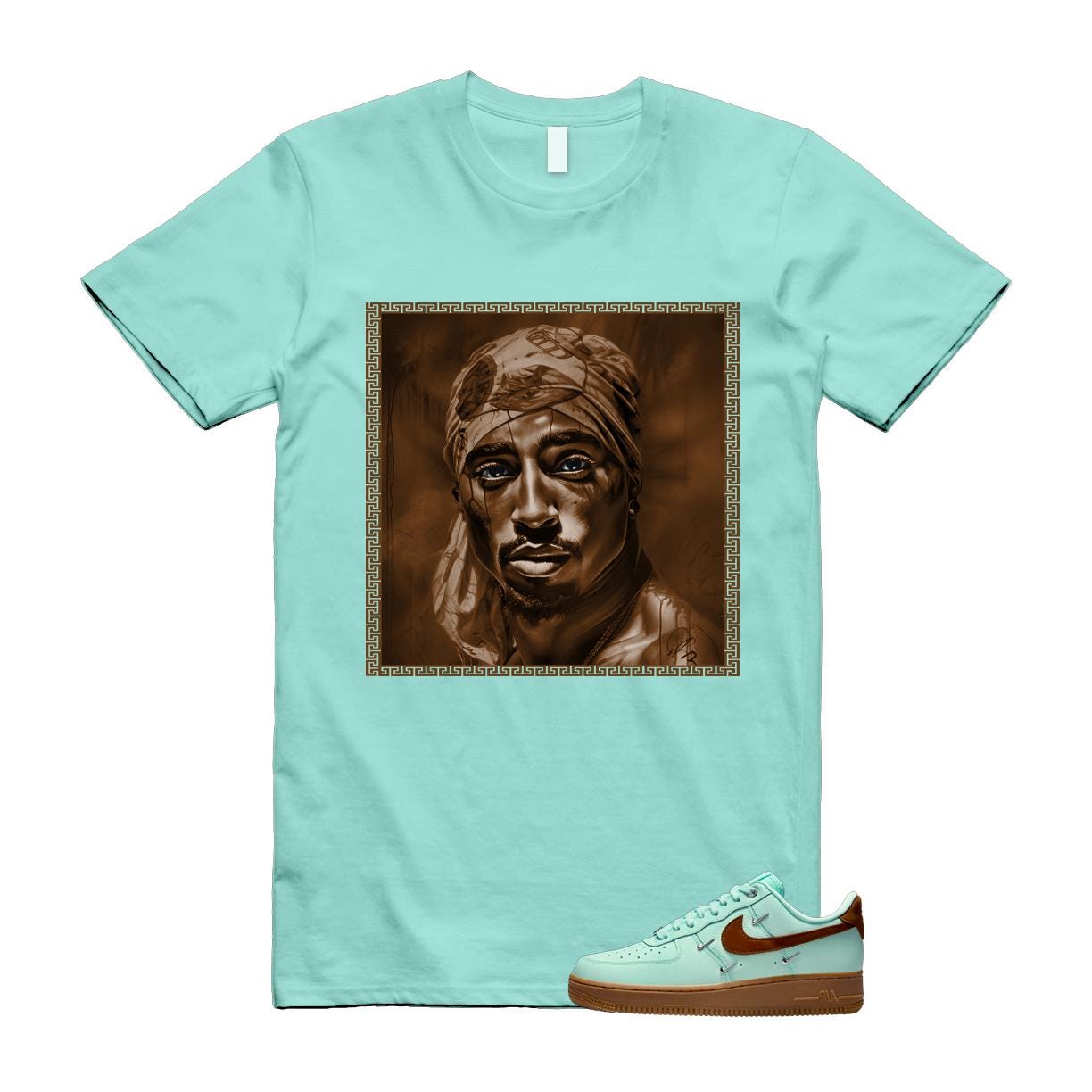 Air Force 1 Mint Chocolate Foam Cacao Wow Mini Low '07 LX T Shirt Match PAC
