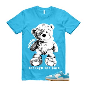 Dunk Baltic Blau Weiß Low Phantom Kokosmilch T-Shirt Spiel Lächeln