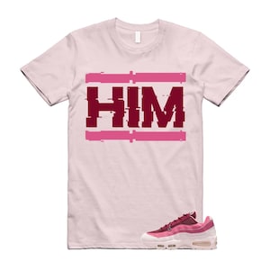 Air Max 95 Valentine's Day Pearl Pink Team Red Peony 2026 T Shirt Match HIM image 1