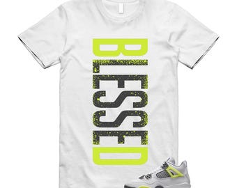 4 Light Lemon Twist White Light Graphite Grey T Shirt Match VERTBLS