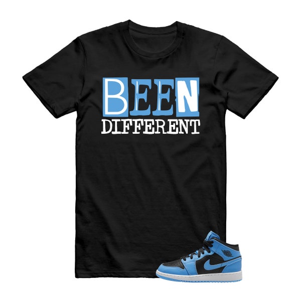 university blue jordan 1shirt