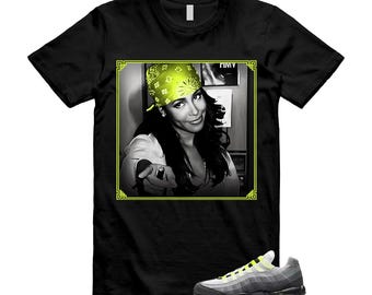 Air Max 95 Big Bubble Neon Yellow Black Cool Grey 2026 OG T Shirt Match LIYAH