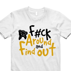 Gelb Ocker 6 Schwarz Weiß T Shirt Spiel FCK