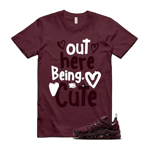 2019 Night Maroon Burgundy Cedar Weiß Schwarz Plus Air T-Shirt Spiel C2