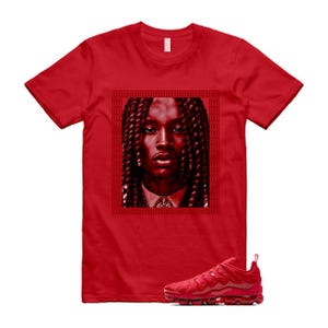 VaporMax Triple Red Air University T Shirt Match VON