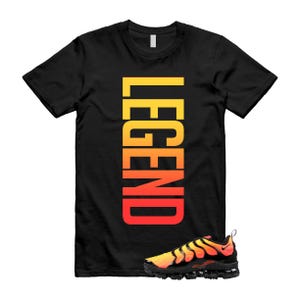 VaporMax Crimson Schwarz Total Orange Air Plus-T-Shirt Spiel LEGENDE