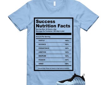 Foamposite Psychic Blue Black Air One T Shirt Match SUCC